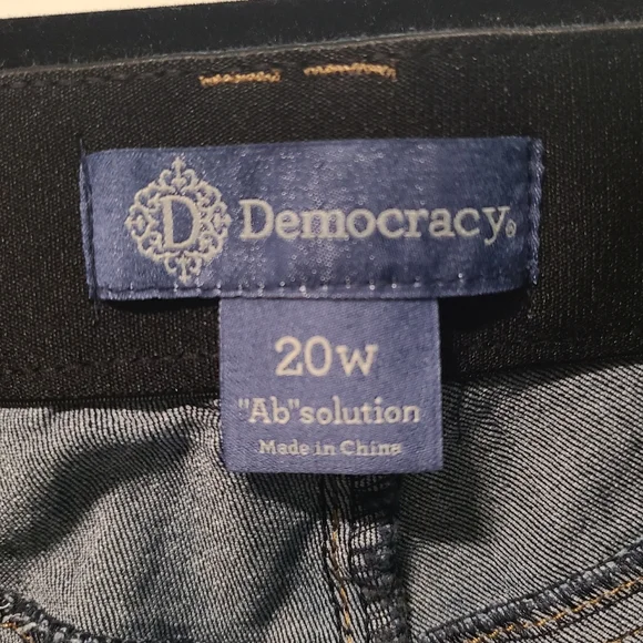 Democracy Dark Blue, Kathryn "Ab-solution" Boot Cut Jeans, 20W - Picture 3 of 13
